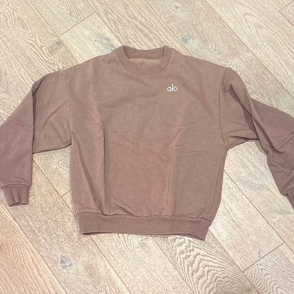 ALO Yoga Men's Cocoa Crewneck Sweater
